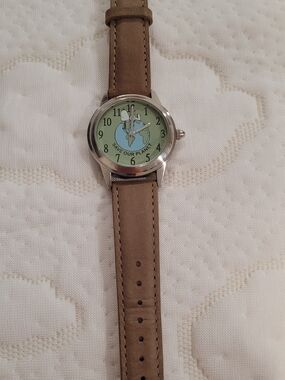 Peanuts Limited Edition Brown Strap Wristwatch - Save Our Planet Dial